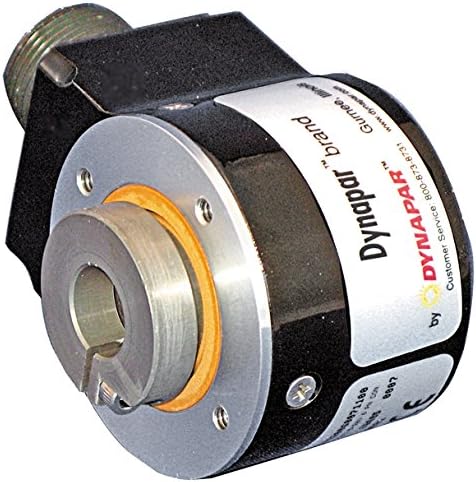 HS20102483346 Sealed Hollow-Shaft Encoder (Rotary, Optical, Incremental), 1024 PPR, 5/8" Bore, Slotted Tether, 5V-26V Linedriver, 7-Pin with Mating Connector
