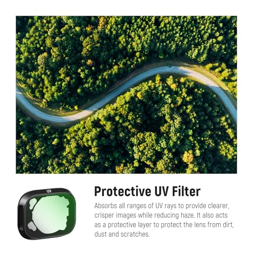 Image of NEEWER ND /PL Filter Set Compatible with DJI Mini 3 / Mini 3 Pro Drone, ND8 /PL+ND16 /PL+ND32 /PL+ND64 /PL+CPL+UV, HD Aerial Video Photography Accessories, 6 Pack