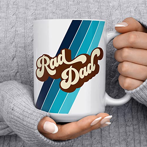 Taza Retro Rad Dad de Cerámica 15oz miniatura 2