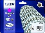 Epson 235G860 Original T79 Tintenpatrone Pisa, WF-4630DWF WF-4640DTWF WF-5110DW WF-5190DW WF-5620DWF WF-5690DWF WF-5190DW WF-5690DWF, (magenta)