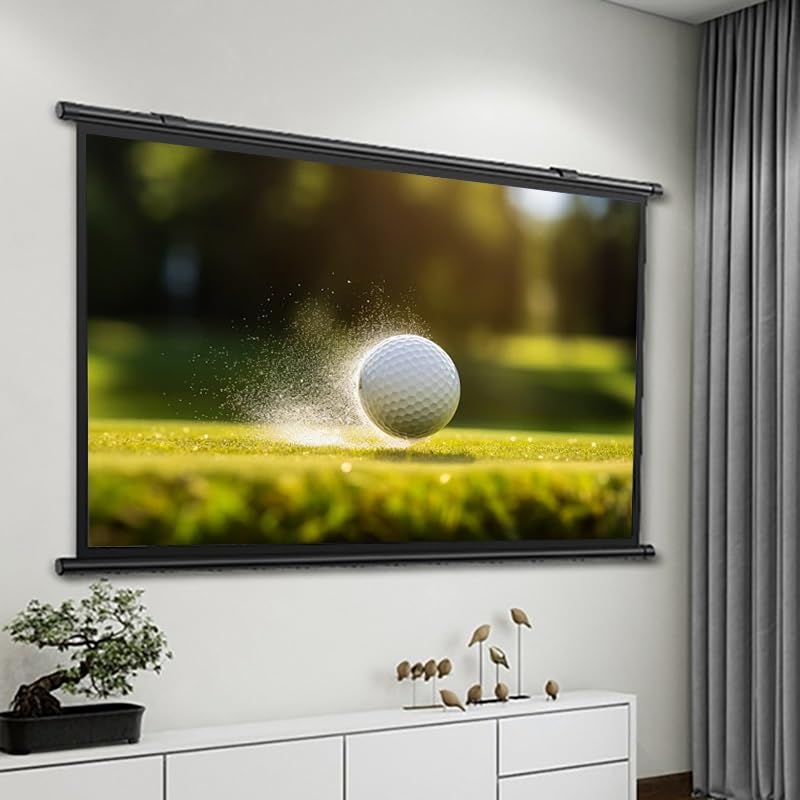 Pantalla Manual de Proyección 72" 16:9 HD 4K