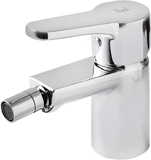 Galindo - Grifo Bidet - Cónico - Mod. 7177000 - Cromo - Monomando para Instalación en Repisa - Caudal 12 l/min - Maneta Convencional - Fabricado en Latón de Calidad