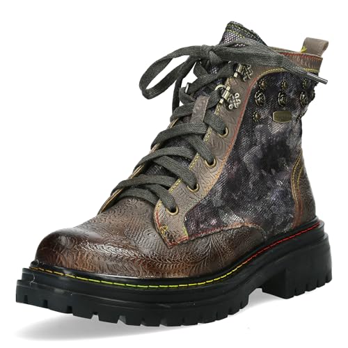 LAURA VITA Bottines Femme Kandyo 26, Pointure:39 EU, La Couleur:Marron