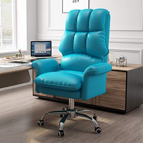 NXNONEPD Silla de Oficina ejecutiva ergonómica Alta con Soporte Lumbar y Altura Ajustable 330 lbs Capacidad 90 145 ° Ruedas reclinables Ruedas Unisex Relajantes (Negro)