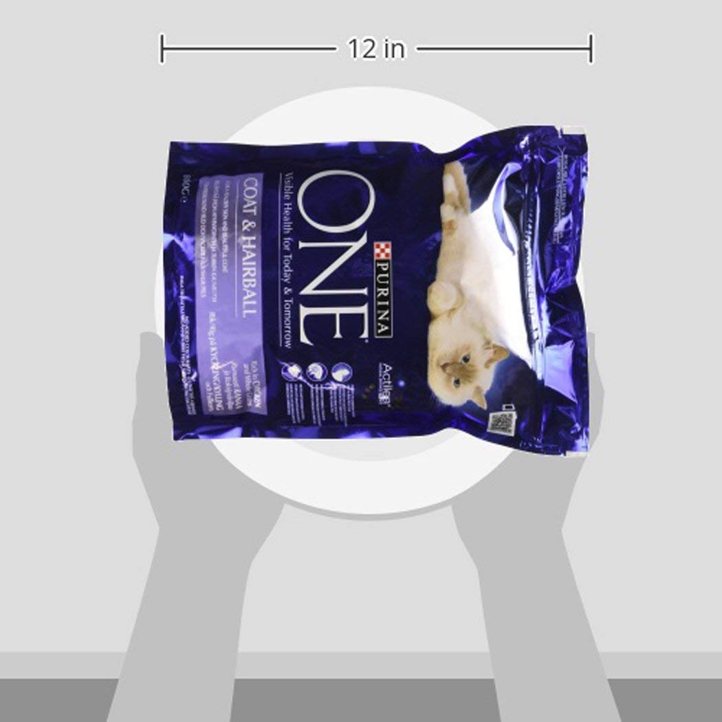 Hairball Dry Cat Food Chicken 800g (Pack of 4)