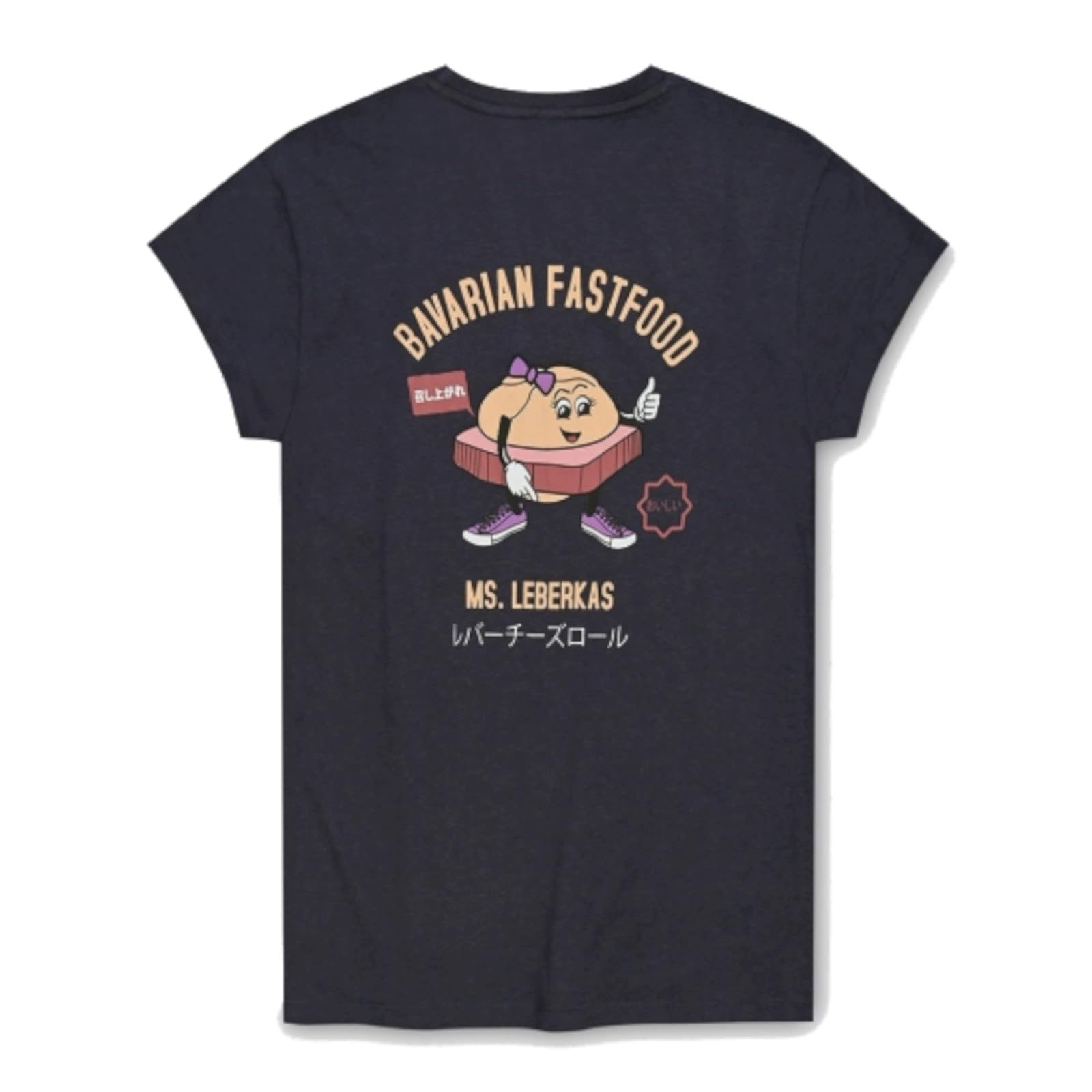 T-shirt imprimé Ms. Leberkas Bavarian Caps gris anthracite S
