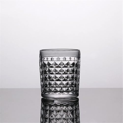 Miniatura 6 de WWFS - Juego de 4 vasos de vino extranjero de cristal grueso botella de vino tinto creativa con tapa decantador de cerveza y vino