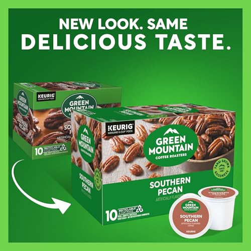 Image of Green Mountain Coffee Roasters Southern Pecan Keurig Single-Serve K-Cup pods, Light Roast Coffee, 60 Count (6 Packs of 10)