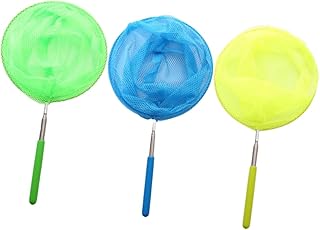 WHAMVOX 3pcs Outside Kids Toys Small Animal Toys Kids Summer Toys Kids Fishing Net Landing Nets for Fishing Kids Fishing Nets Foldable Net Crab Net Butterfly Net Child Out Door Toys