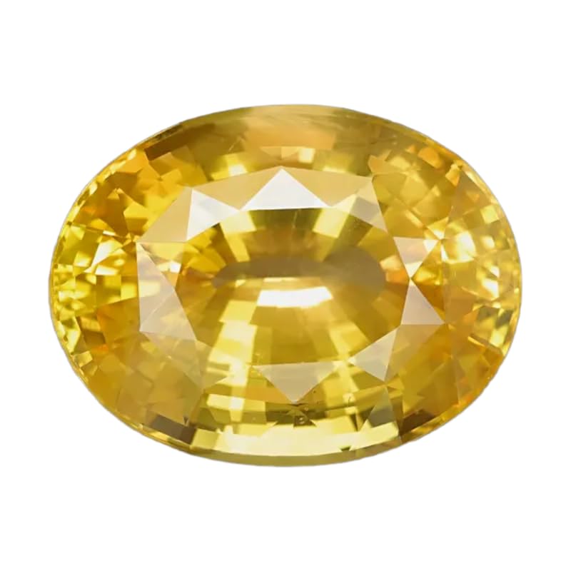 Saphir jaune naturel de 6 carats, un trésor de la terre à transmettre en héritage