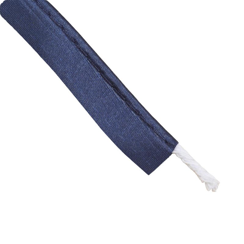 5M Dark Blue Polyester Piping Trim 1.4cm Wide Piping Bias Tape for Sewing Fabric Edge Trimming