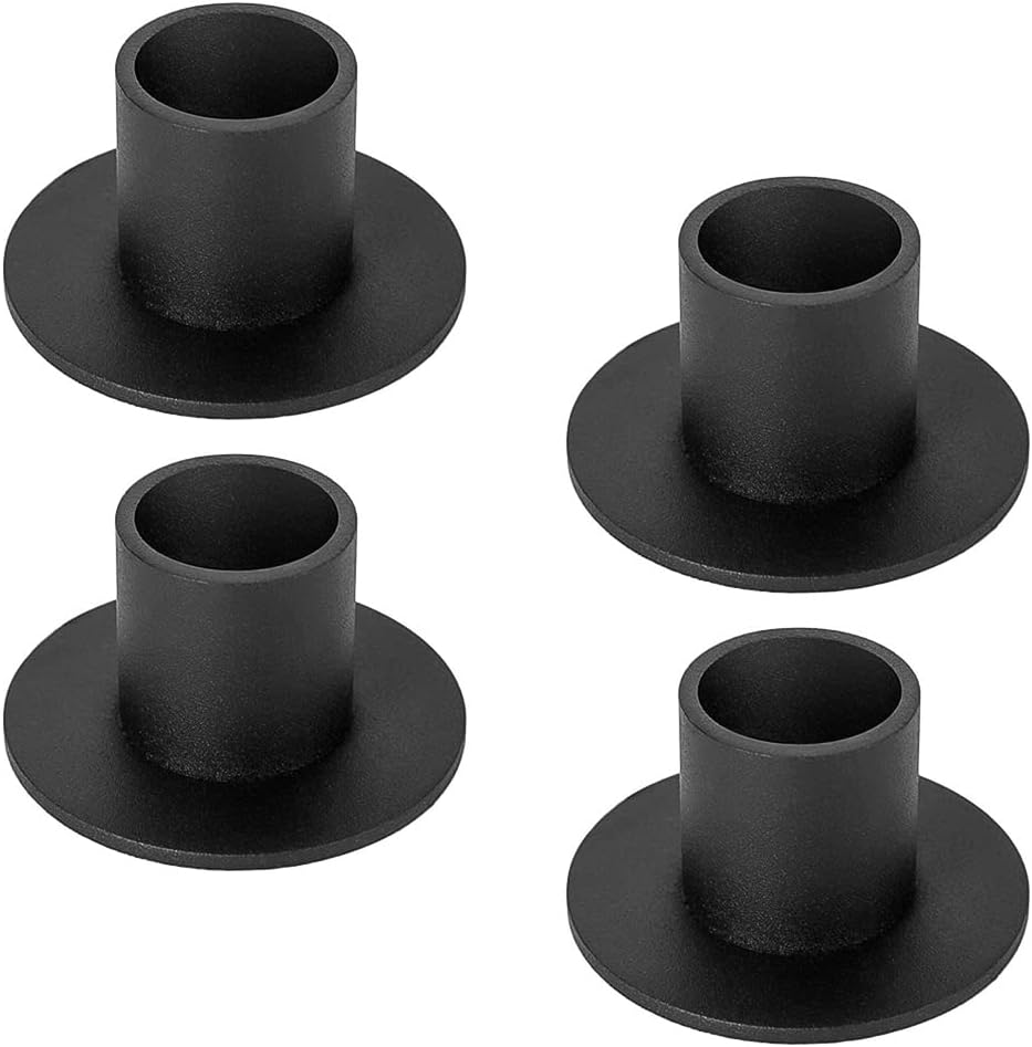 Candle Holder 4pcs Taper Pillar Candle Holders, Retro
