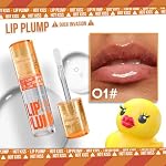 3 Colors Duck Lip Plumper Gloss, Hydrating Glitter Shine Primer Lip Tint, Non-Sticky Korean Plumping Lip Oil, Moisturizing Tinted Lip Balm for Sexy, Glossy Lips (Set A, 3pcs/set) - Image 5