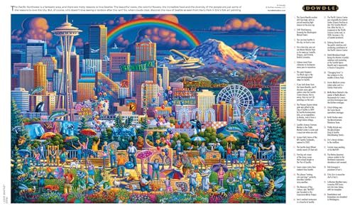 Rompecabezas Buffalo Games - Eric Dowdle 'I Love Seattle' de 2000 piezas para adultos | Nivel intermedio a experto, fabricado en EE.UU., cartón reciclado, incluye póster, ideal como regalo y para enmarcar miniatura 5