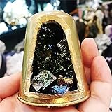 Kristallfarben: Sieben Farben 1 stücke Schöne Mineralien Probe Wismut Trapezförmige Kristall Rainbow Mineral Rock Haushaltsgegenstände