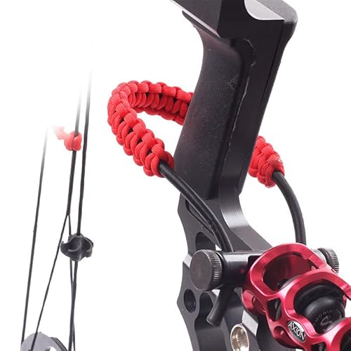 Zczqc Bow Wrist Sling Archery Wrist Rope Black Archery Adjustable Compound Wrist Rope Bow Sling Strap #TOP4
