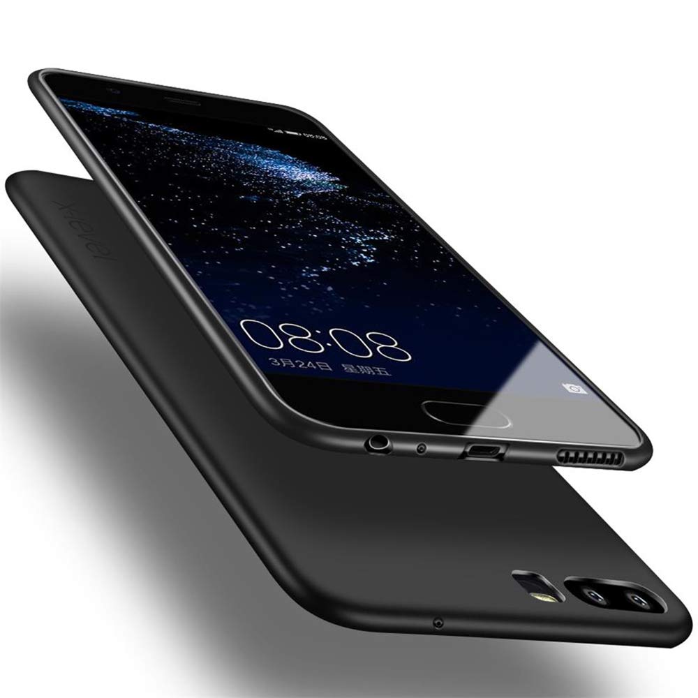 KARTXITAI Cover Compatibile con Huawei P10 Custodia Trasparente Slim in Silicone TPU con Assorbimento degli Urti e Anti-Graffio-amore,cielo,tramonto,bagliore,amanti