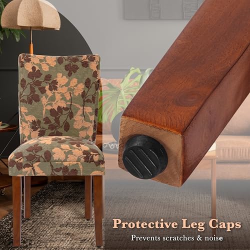 Image of HomePop Parsons Dining Chair - Brown Woven (Single Pack)