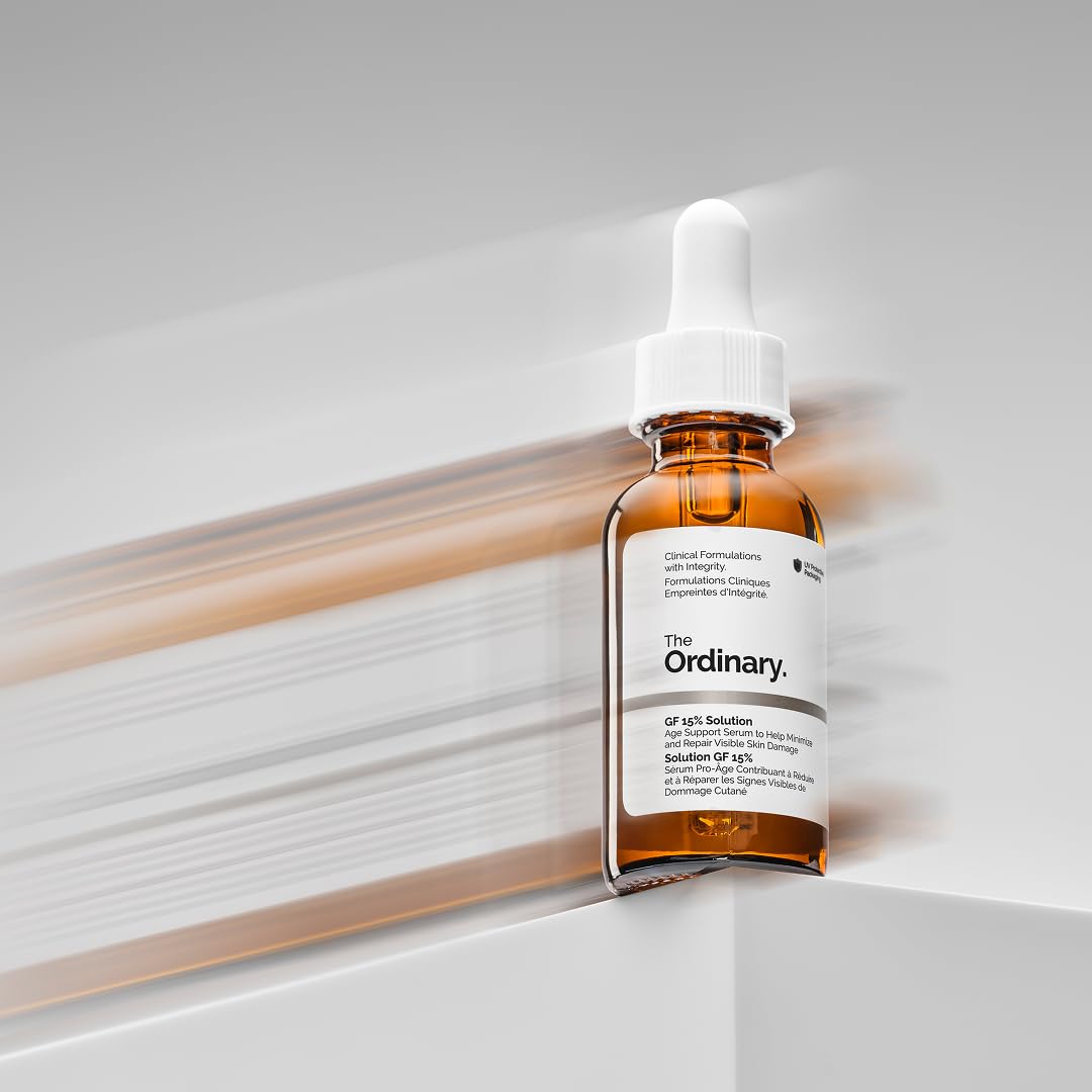 The Ordinary GF 15% Solution 30ml, Siero Fattori di Crescita, Formula anti-età per visibile miglioramento della pelle e delle rughe