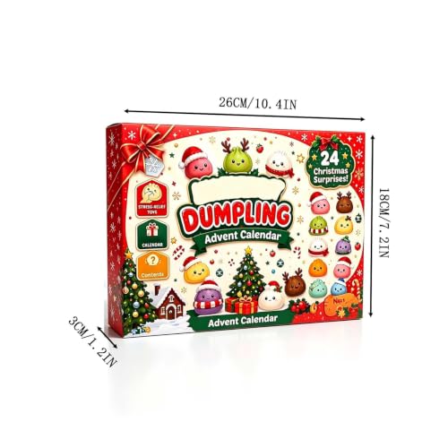 Christmas Advent Calendar 2026 Mini 24 Days Dumplings Christmas Squishies - image 5