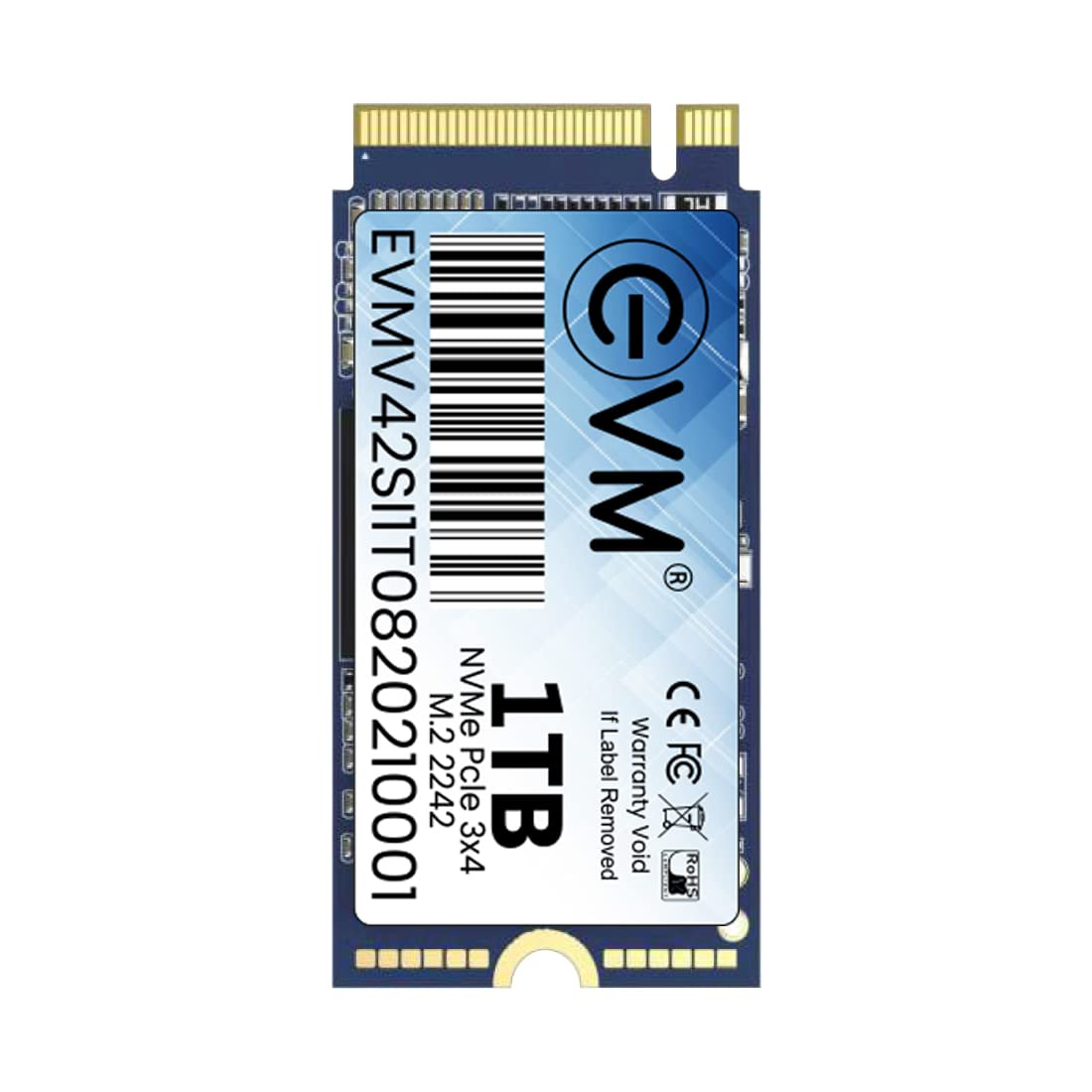 See full amazon price history chart for EVM NVMe M.2 (2242) 512GB Internal SSD - Read: 2000Mb/s - Ideal for Small Factor Machines - 5 Year Warranty (EVMNV42/512GB) EVM NVMe M.2 (2242) 512GB Internal SSD - Read: 2000Mb/s - Ideal for Small Factor Machines - 5 Year Warranty (EVMNV42/512GB) (B0C2KNWK9T) Amazon Price History, Amazon Price Tracker
