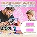 Strictly Briks Stackable Block Baseplate - Compatible with Lego & Other Major Brands - 13.75 x 16.25 Inches, Pink - for Ages 3 & Up