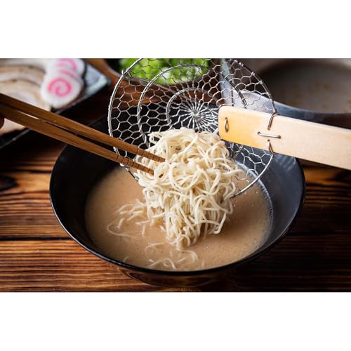 Helen’s Asian Kitchen Spider Strainer | 5-Inch Stainless Steel Wire Mesh Ladle with Sustainable Wood Handle for Frying, Cooking, and Draining - Thumbnail 6