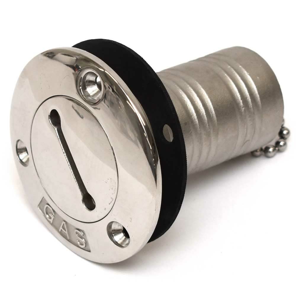 Moeller Boat Gas Deck Fill 035741-10 | Stainless Steel 1 1/2 Inch