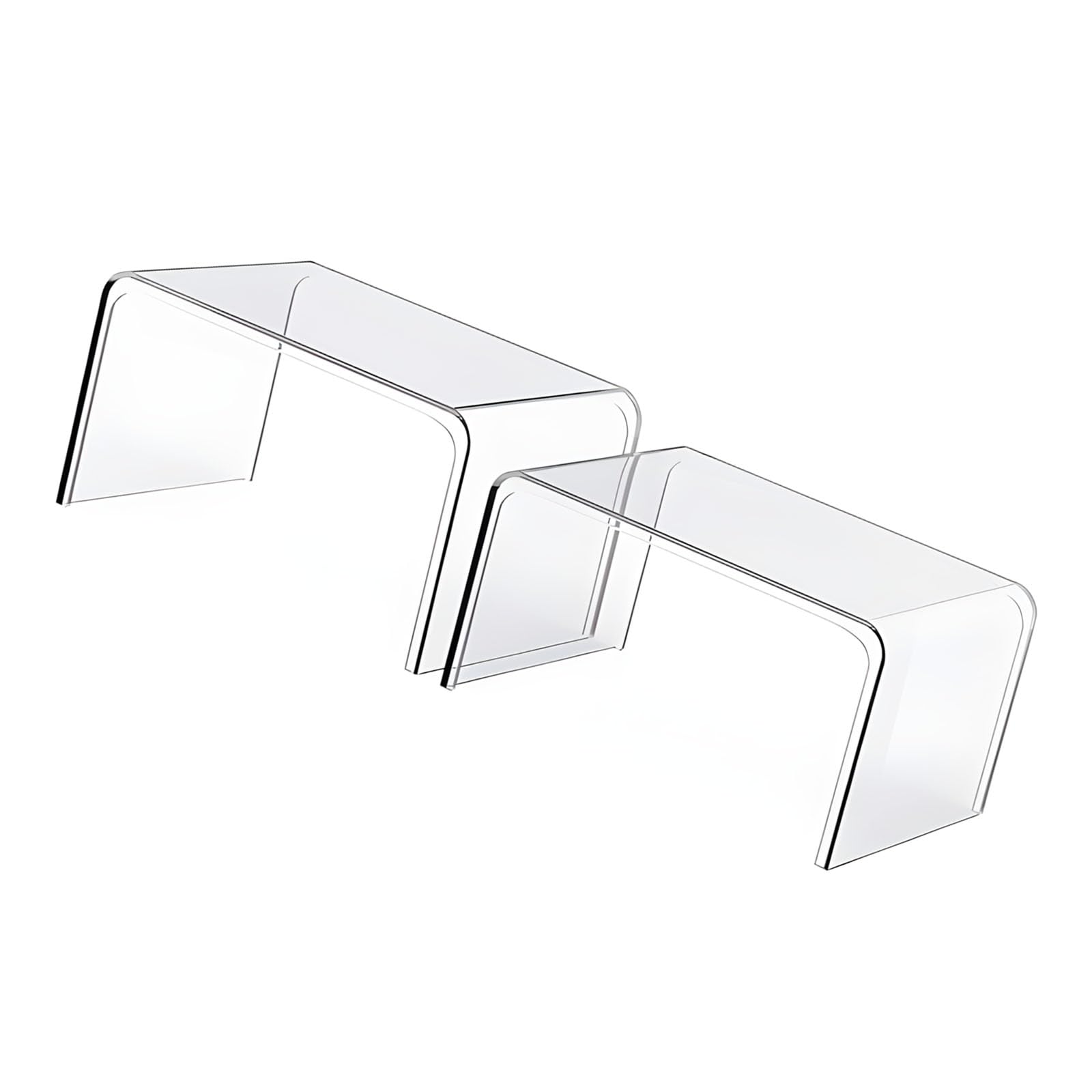 CAZSTYK Sturdy Acrylic Countertop Shelf for Kitchen Cabinet Organization and Smart Vertical Space Usage Componentized Kitchen Shelf