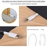 2Pack-30FT-Flat-Power-Extension-Cable-Compatible-with-WyzeCam-Wyze-Cam-Pan-Yi-CameraNestCam-IndoorBlinkAmazon-Cloud-CameraUSB-to-Micro-USB-Charging-Cord-for-Home-Security-Camera