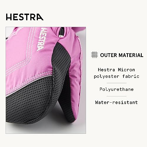 Image of Hestra Baby Zip Long Mitt (Child 1-9yrs) | Waterproof, Insulated Mittens for Toddlers & Kids for Winter & Playing in the Snow