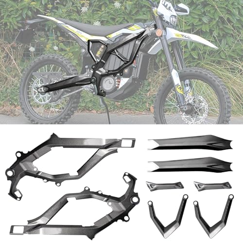URLWALL Body Frame Protective Cover Fit for Sur-Ron Ultra Bee, Carbon Pattern Body Frame Protector Guard, E-Bike Accessoires for Sur-Ron