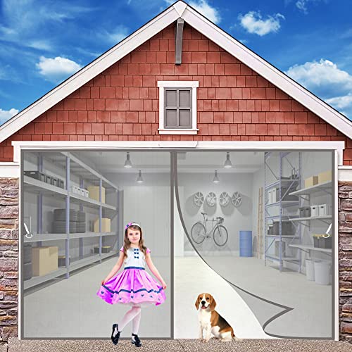 Fliegengitter Tür, 240x240cm, Magnetvorhang Doppeltür Mückenschutz,...