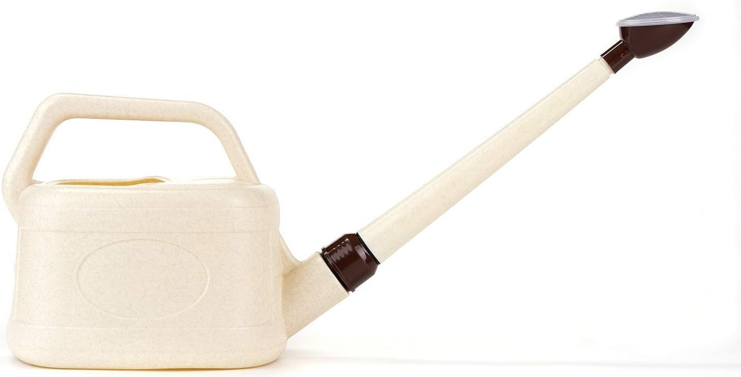 Regadera para Bonsais de Plástico de 3 litros de Capacidad, Ideal para regar bonsais, Plantas, jardín. Regadera de Poco Peso, Ligera y de Lluvia Fina.