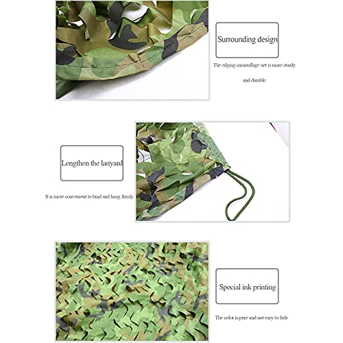 RUIVE Tarnnetz Jagd Camouflage Netz Tarnung Net, Sonnenschutz Netz Schattierungsnetz Für Freizeit Camping Bars Jagd – Bild 6