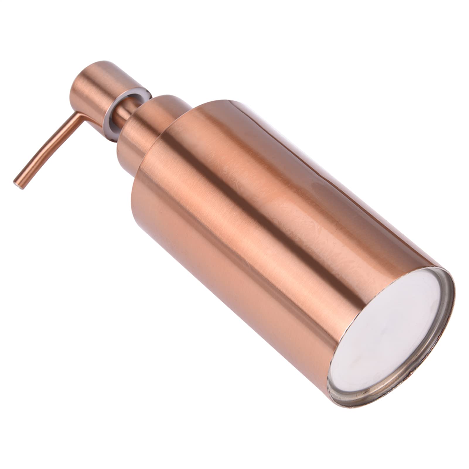 Znakomity Dozownik Płynu ze Stali Nierdzewnej, Dozownik Mydła ze Stali Nierdzewnej z pompką Easy Press do Płynu do Mycia naczyń (250ml)