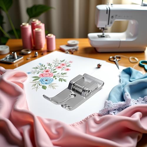 Pie Prensatelas para Monogramas Satinado para máquinas de coser miniatura 4