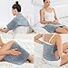 Diwenhouse Heating Pads for Back Pain Relief, Electric Neck Shoulders Heat Pad 3 Heat Settings Moist Therapeutic with 12/8/4/2H Auto Off (12