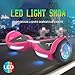 HOVERSTAR Bluetooth Hoverboard for Kids, LBW27 - Matt Color Self Balancing Scooter Built-in Wireless Speaker, LED Lights and Flashing Wheels