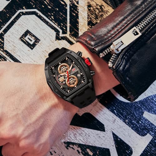 Image of MF MINI FOCUS Men's Watch Analog Wrist Watchh for Men with Chronograph,Ideal for Sports Enthusiasts and Daily Wear