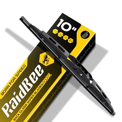 RaidBee Rear Wiper Blade 10 inch OEM Replacement for Ford Escape Focus 2001-2007 Honda CR-V 2002-2006 Jeep Compass Patriot +More Rear Windshield Wiper (10-1)