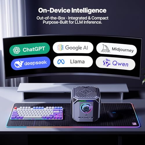 Image of ACEMAGIC M1A Pro AI Mini PC Workstation Windows 11 Pro Intel Core i9-13900HK Discrete ARC A770 GPU 32GB DDR5 1TB Mini Computer PCIe4 SSD, 54W TDP Mini Gaming PC, 6-Display 8K, USB4, WiFi6E /2.5G LAN