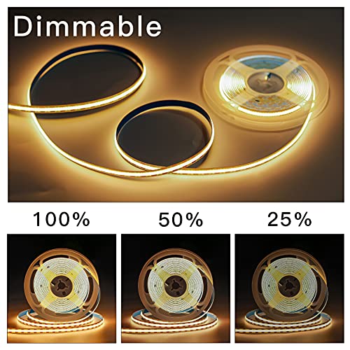 CP3 Striscia LED COB bianco caldo 2700K