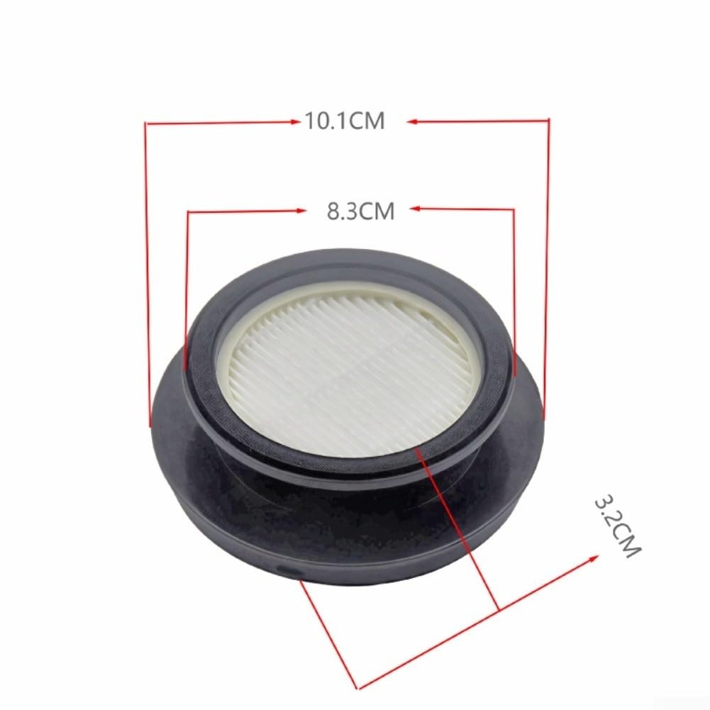 Kit di 3 filtri di ricambio compatibili con aspirapolvere senza fili SunSare X7A e Fieety, parti filtranti facili da pulire per una cattura efficiente della polvere