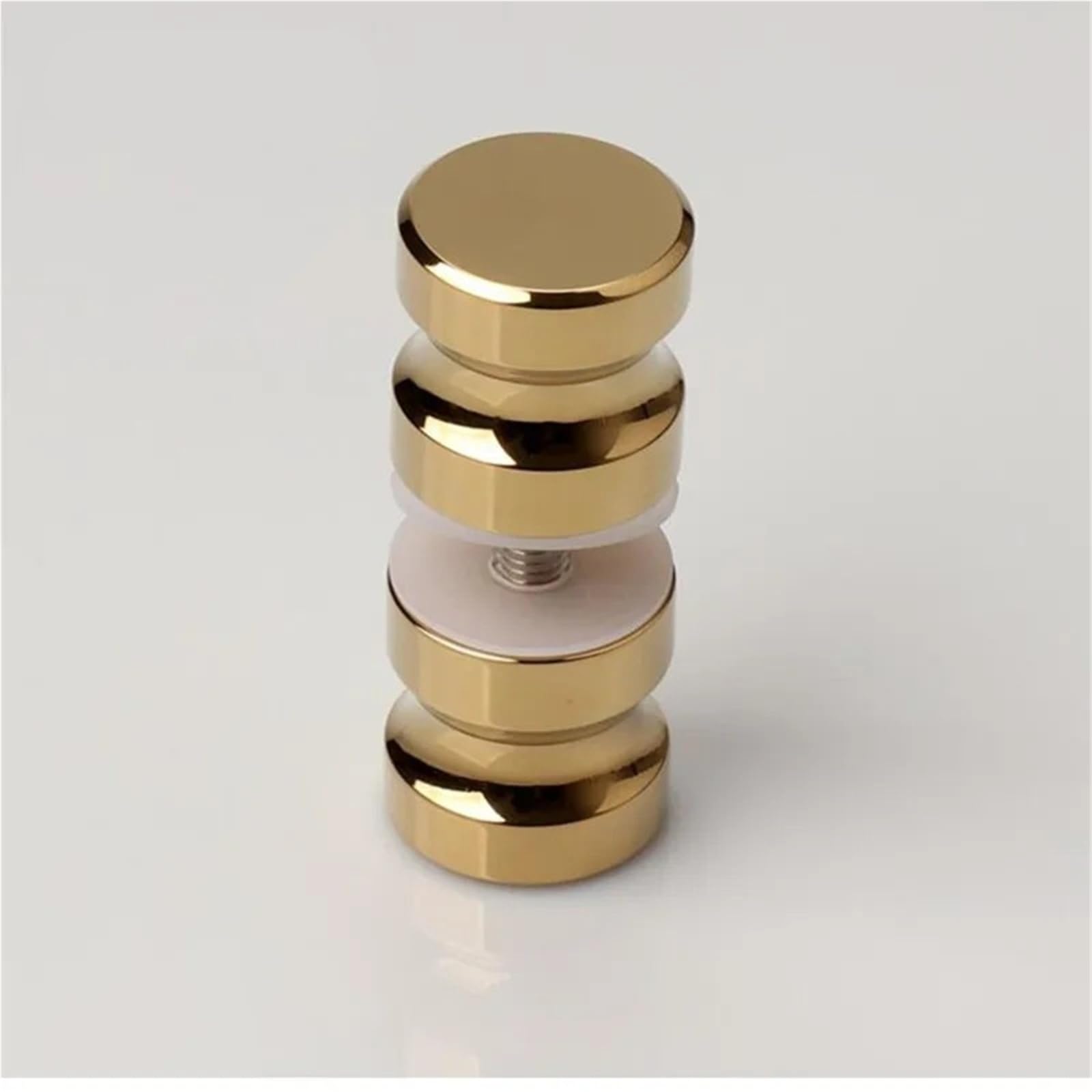Poignée de porte en verre or massif inox 304 fixation stable