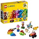LEGO 11002 Classic Bausteine - Starter Set, Lernspielzeug mit Bausteinen ab 4 Jahre, Konstruktionsspielzeug, Baukasten - LEGO