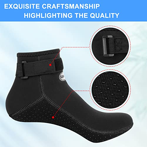 Gimilife Calcetines Neopreno, 3mm Escarpines Calcetines Hombre Mujer, Escarpines Buceo para buceo, snorkel, natación, surf, vela, kayak - imagen 5