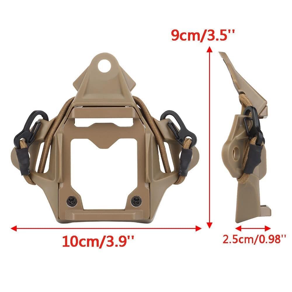 Suporte Capacete Nvg Mount Câmeras Gopro Hero 2 3 4 5 6 7 8 | Shopee Brasil