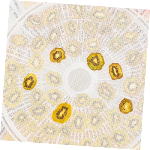 Zerodeko 8St Dörrtabletten Standdisplay mit Sockel Snackkuchen Stahl Küchenzubehör Silikon Silikonmatte für Dörrautomaten Tabletts für Dörrgerät Silikonmatten für Dörrgerät Kieselgel Weiß – Bild 6