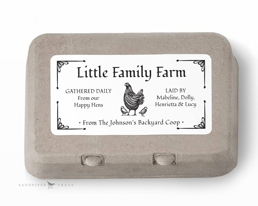 amazon-com-personalized-labels-for-egg-cartons-2-x-4-10-per-sheet-office-products for Free Printable Egg Carton Label Template Amazon.com: Personalized Labels for Egg Cartons, 2